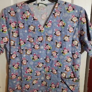 Winter Scrub Top